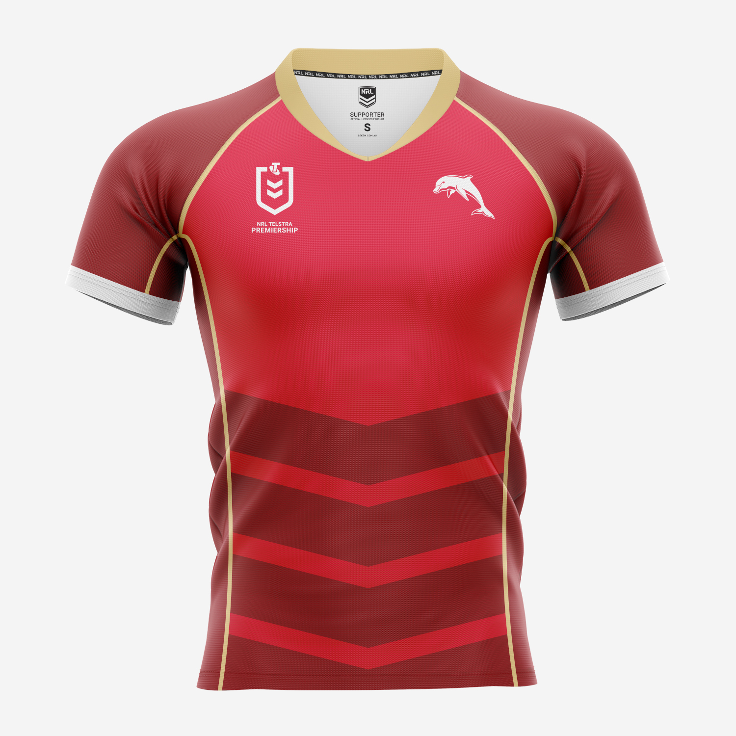 Dolphins NRL Replica Jersey - Front View