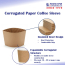 Corrugated Kraft Paper Coffee Sleeve 1000/cs