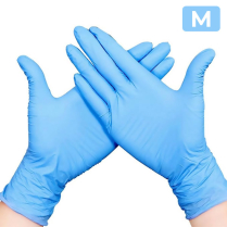 Touch Flex Blue Nitrile Glove (M) 100/box (10box/cs)