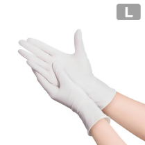 White Nitrile Disposal Glove (L) 100/box (10box/cs)
