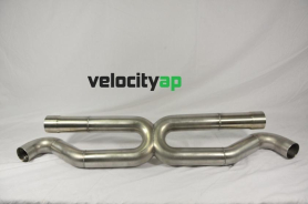 VelocityAP Porsche 997.2 X-Pipe Muffler Delete Exhaust