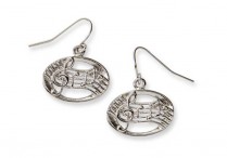 MUSICAL STAFF EARRINGS