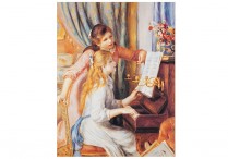 RENOIR - GIRLS AT THE PIANO 16"X 20" POSTER