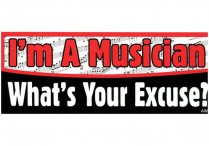 BUMPER STICKER I'm A Musician