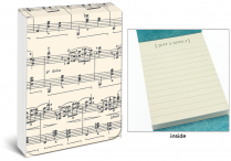 SHEET MUSIC POCKET NOTEPAD