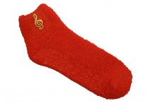 SLIPPER SOX Red