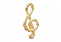 TREBLE CLEF LAPEL PIN