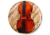 INSTRUMENT BUTTONS Violin Pkg of 6