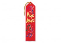 MUSIC AWARD RIBBON Package of 12