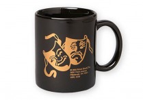 IRONSTONE MUG Drama Masks