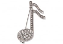 RHINESTONE PIN Note