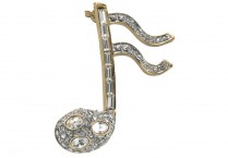 RHINESTONE PIN Note