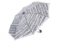 MUSIC TRAVEL UMBRELLA White