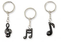MUSIC NOTE KEYCHAIN