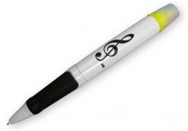 CLEF BALLPOINT & HIGHLIGHTER PEN
