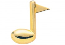 GOLD EIGHTH NOTE TACK PIN