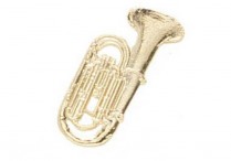 ENAMEL PIN Tuba