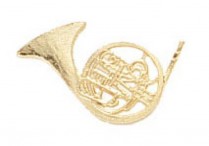 ENAMEL PIN French Horn
