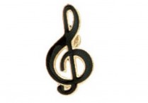 ENAMEL PIN Treble Clef