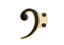 ENAMEL PIN Bass Clef