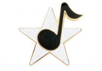ENAMEL PIN Note/Star