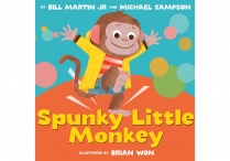 SPUNKY LITTLE MONKEY  Hardback