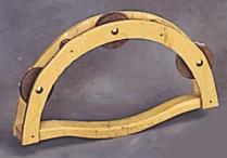 WOOD TAMBOURINE