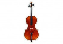 DIE CUT MAGNET Cello