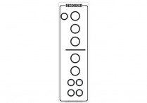 RECORDER FINGER CHART MAGNET
