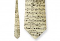 SILK MUSIC TIE Cream