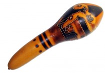 HAND-ETCHED GOURD SHAKER