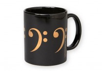 IRONSTONE MUG Bass Clef