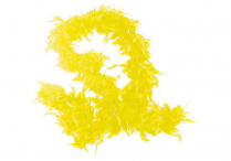 FEATHER BOA Yellow