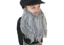 GRAY MUSTACHE & BEARD
