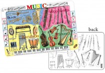 Laminated Mat INSTRUMENTS OF THE ORCHESTRA