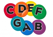 Music-Go-Rounds ALPHADOTS Set 1  (Kidsplay colors)