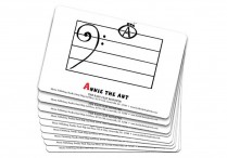 Freddie the Frog and THE BASS CLEF MONSTER FLASHCARDS