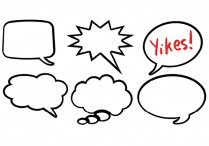 LAMINATED SPEECH BUBBLES