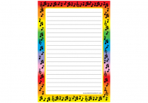 NOTEPAD Rainbow Music