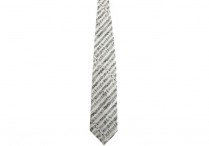SILK MUSIC TIE White