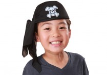PIRATE'S SKULL CAP Black