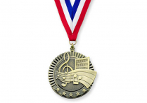 MUSIC MEDALLION Gold