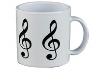 PLASTIC MUG G-Clef