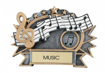 SCULPTURED STAFF PLAQUE