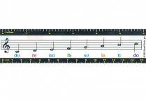 MAGNETIC RULER Do Re Mi