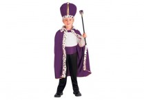 PURPLE KING ROBE & CROWN SET