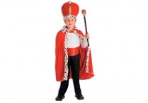 RED KING ROBE & CROWN SET
