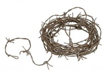 RUSTY BARBED WIRE