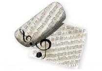 MUSIC EYEGLASS CASE                                         