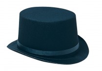FELT TOP HAT Black